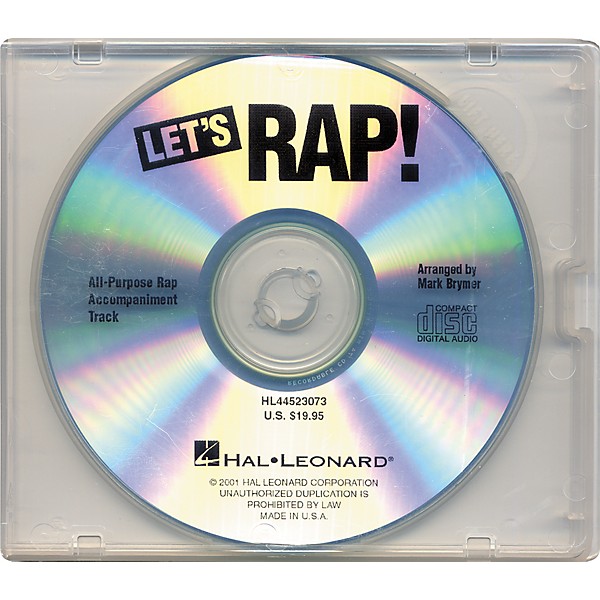 Hal Leonard Let's Rap CD