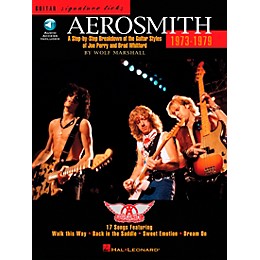 Hal Leonard Aerosmith 1973-1979 Guitar Signature Licks Book with CD