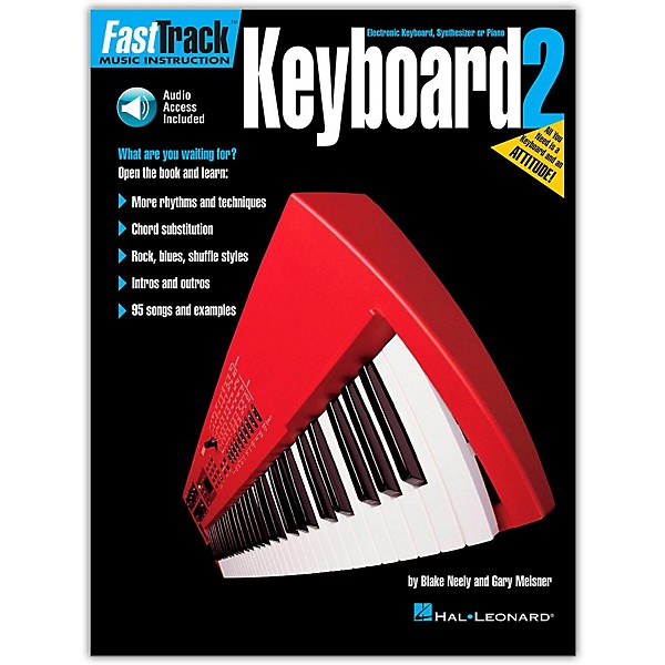 Hal Leonard FastTrack Keyboard Method Book 2 (Book/Audio Online)