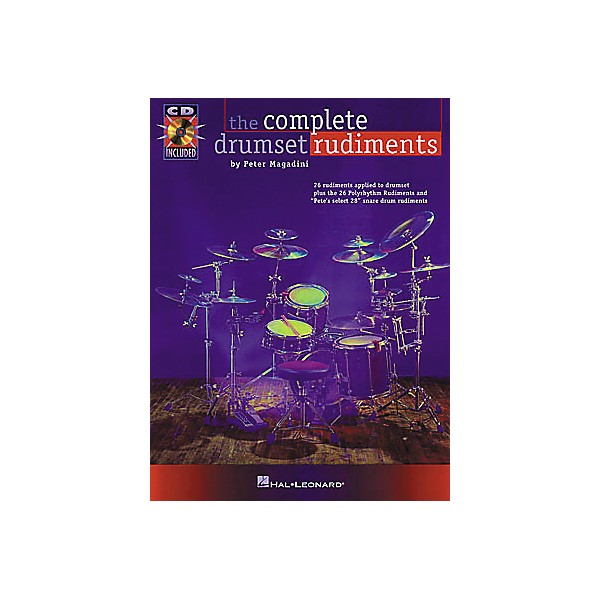 Hal Leonard The Complete Drumset Rudiments Book/CD Package