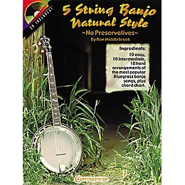 Centerstream Publishing 5 String Banjo Natural Style Book/CD
