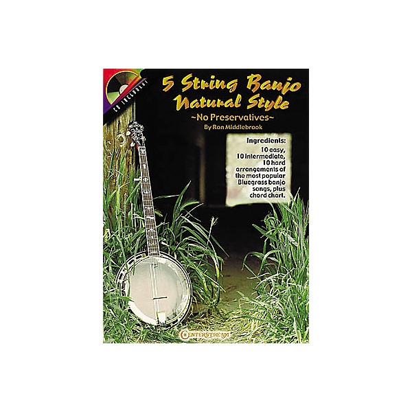 Centerstream Publishing 5 String Banjo Natural Style Book/CD
