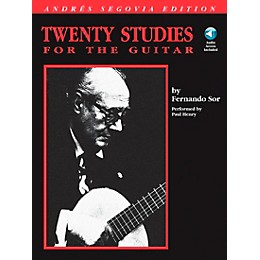 Hal Leonard Andres Segovia - 20 Studies for The Guitar Book/CD Package