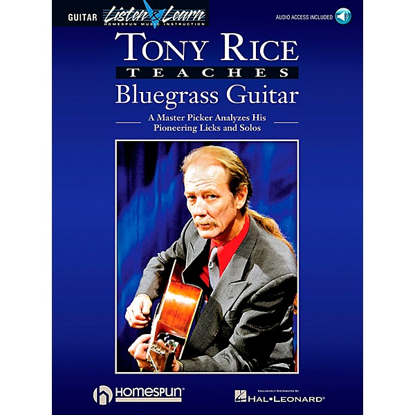 Hal Leonard Tony Rice Teaches Bluegrass Book/CD Package