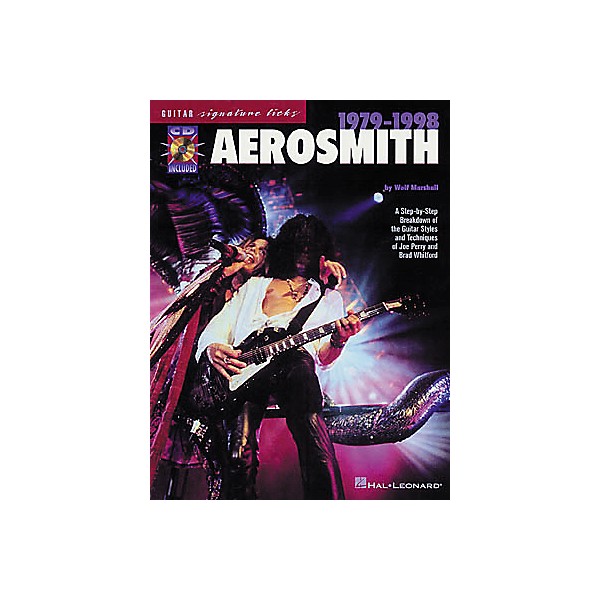Hal Leonard Aerosmith 1979-1998 Signature Licks Book/CD