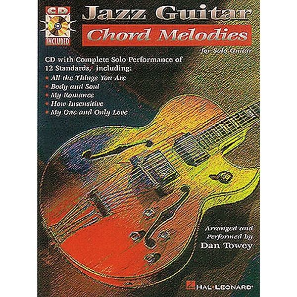 Hal Leonard Jazz Guitar Chord Melodies Guitar Tab Songbook with CD