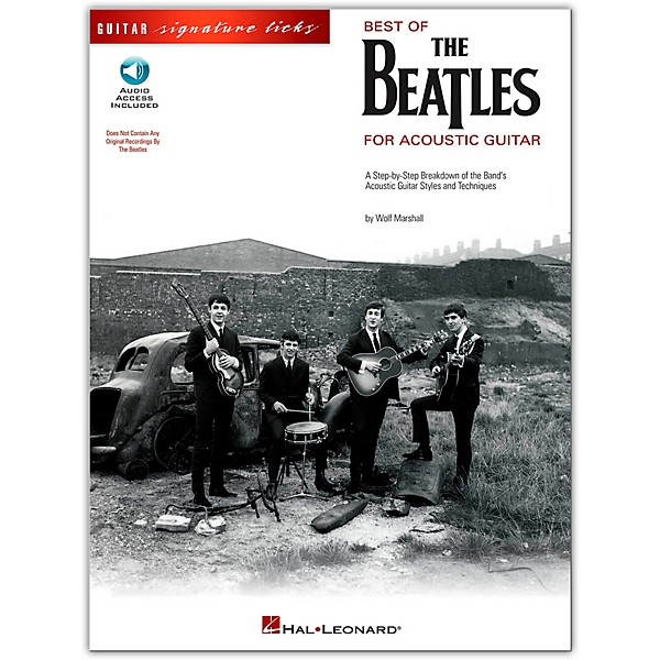 Hal Leonard Best of The Beatles for Acoustic Guitar Signature Licks (Book/Online Audio)
