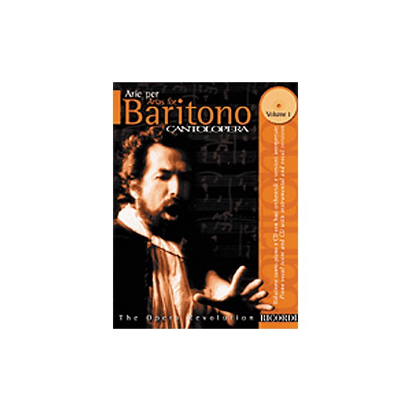 Hal Leonard Cantolopera Arias for Baritone - Volume 1 Book/CD