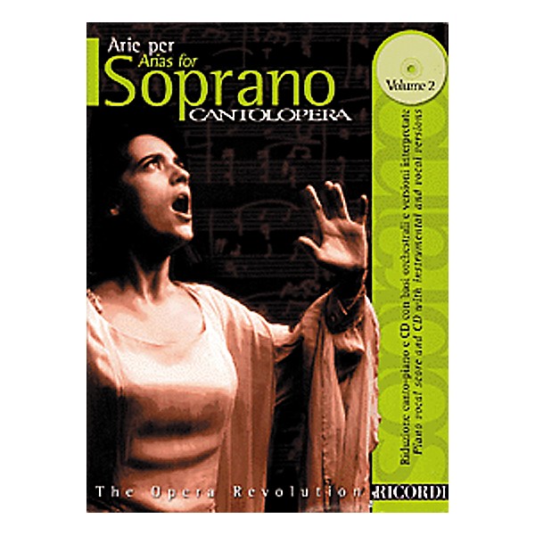 Hal Leonard Cantolopera Arias for Soprano - Volume 2 Book/CD