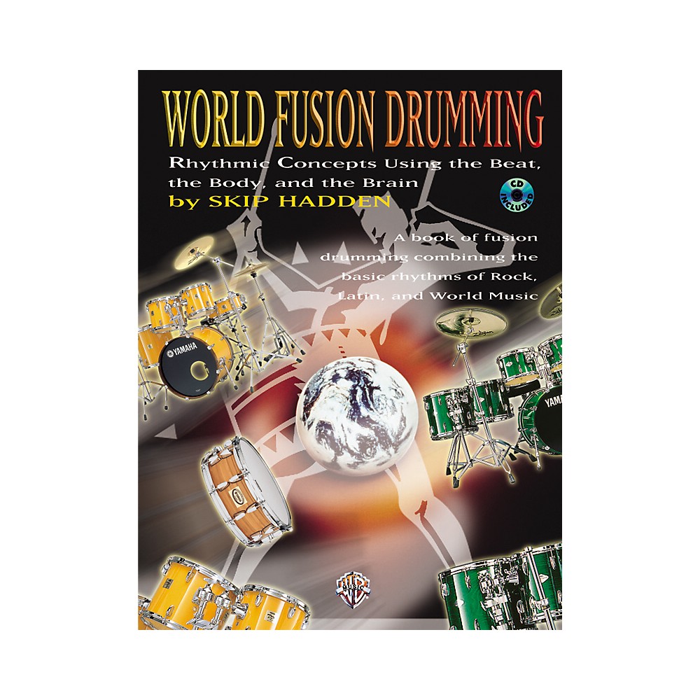 Alfred World Fusion Drumming Book/Cd