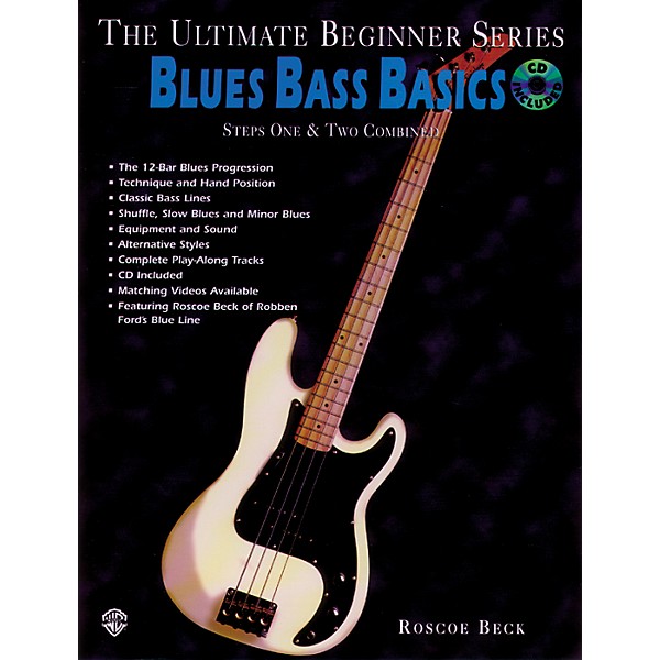 Alfred Ultimate Beginner Series - Blues Bass Basics Book/CD