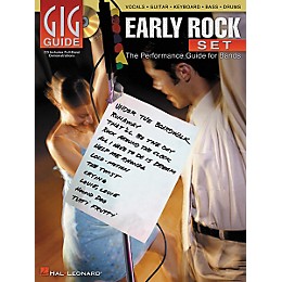 Hal Leonard Early Rock Set Gig Guide Book with CD