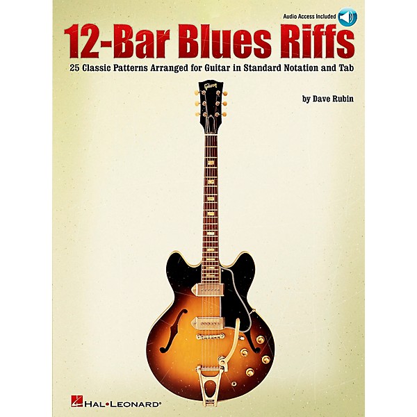 Hal Leonard 12-Bar Blues Riffs Guitar (Book/CD)