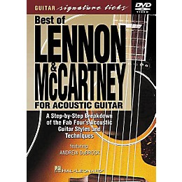 Hal Leonard Lennon and McCartney for Acoustic Guitar DVD