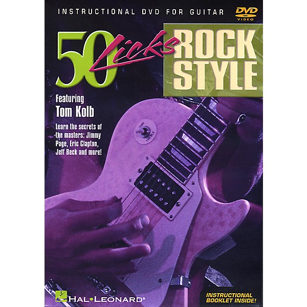 Hal Leonard 50 Licks Rock Style DVD
