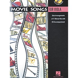 Hal Leonard Play-Along Movie Songs Book with CD Viola Viola