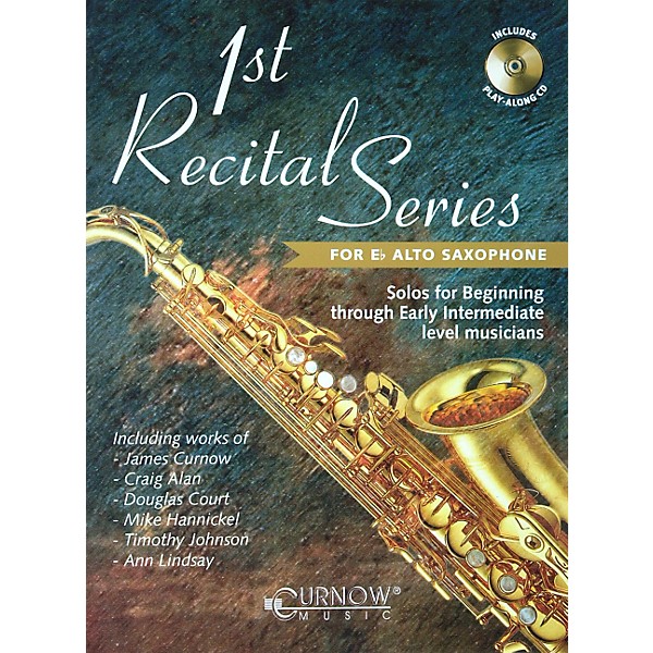 Hal Leonard Play-Along First Recital Series Book with CD Alto Saxophone