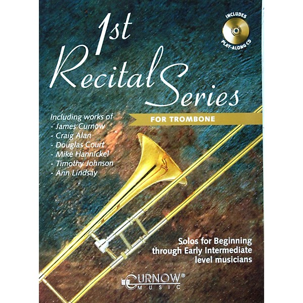 Hal Leonard Play-Along First Recital Series Book with CD Trombone