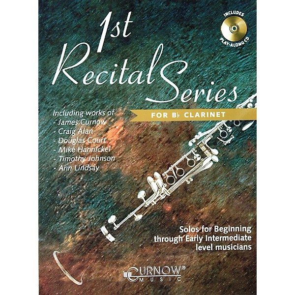 Hal Leonard Play-Along First Recital Series Book with CD Clarinet