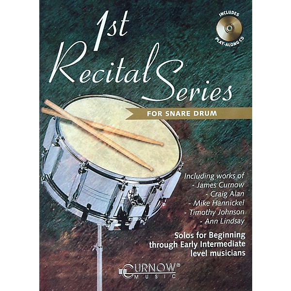 Hal Leonard Play-Along First Recital Series Book with CD Drum