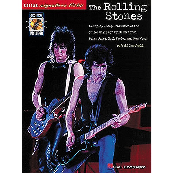 Hal Leonard Rolling Stones Guitar Signature Licks Book with CD