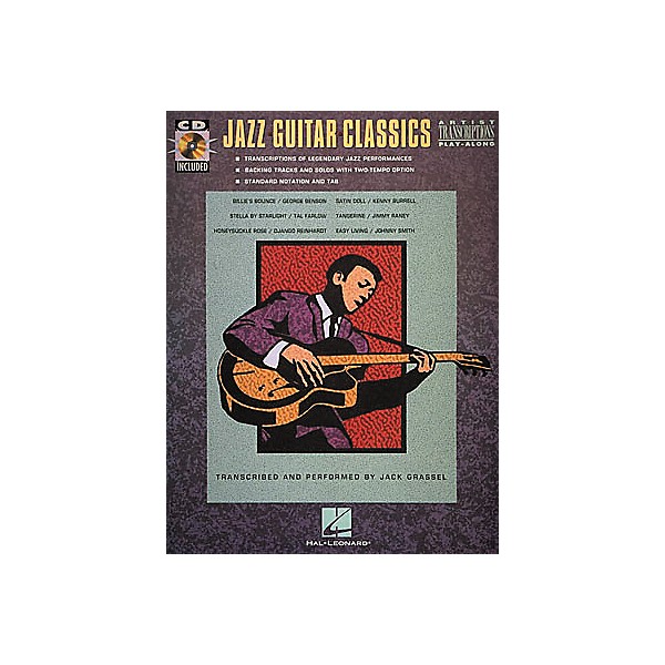 Hal Leonard Jazz Guitar Classics CD & Book