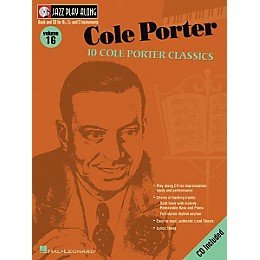 Hal Leonard Cole Porter - Jazz Play Along Volume 16 Book with CD