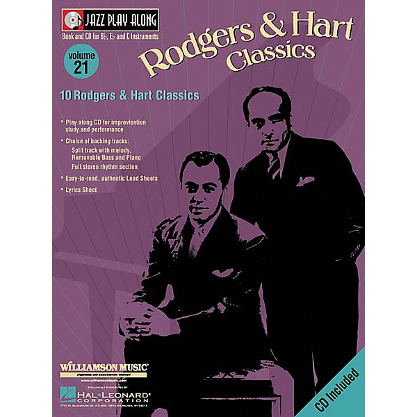 Hal Leonard Play Along Rodgers and Hart (Book/CD)