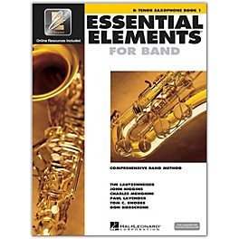 Hal Leonard Essential Elements for Band - Bb Tenor Saxophone 1 Book/Online Audio