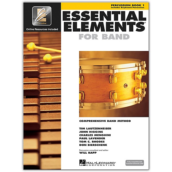 Hal Leonard Essential Elements for Band - Percussion and Keyboard Percussion 1 Book/Online Audio