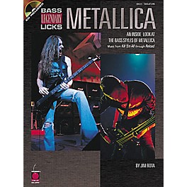 Cherry Lane Metallica Bass Guitar Legendary Licks Book with CD