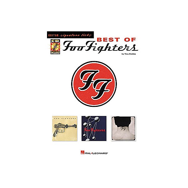 Hal Leonard Best of Foo Fighters Signature Licks Book with CD