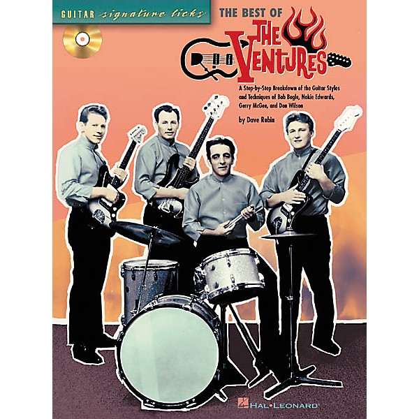 Hal Leonard Signature Licks The Best of The Ventures Book with CD