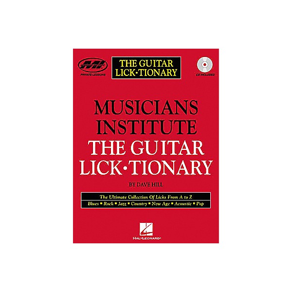 Musicians Institute The Guitar Lick Tionary (Book/CD)