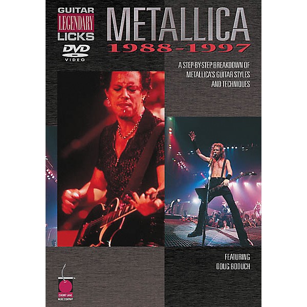 Cherry Lane Metallica - Guitar Legendary Licks 1988-1997 (DVD)