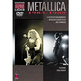 Cherry Lane Metallica - Guitar Legendary Licks 1983-1988 (DVD)