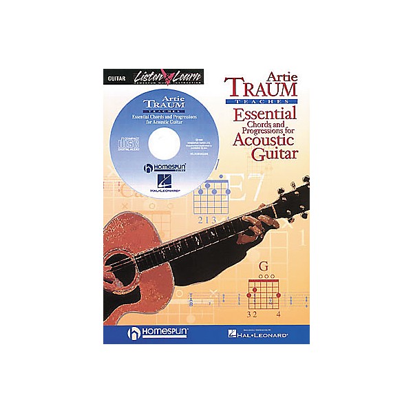 Hal Leonard Essential Chords and Progressions for Acoustic Guitar (Book/CD)