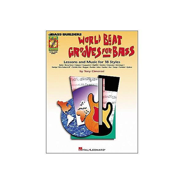 Hal Leonard World Beat Grooves for Bass (Book/CD)
