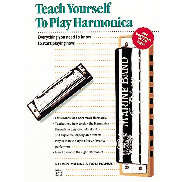 Alfred Teach Yourself To Play Harmonica Book/CD