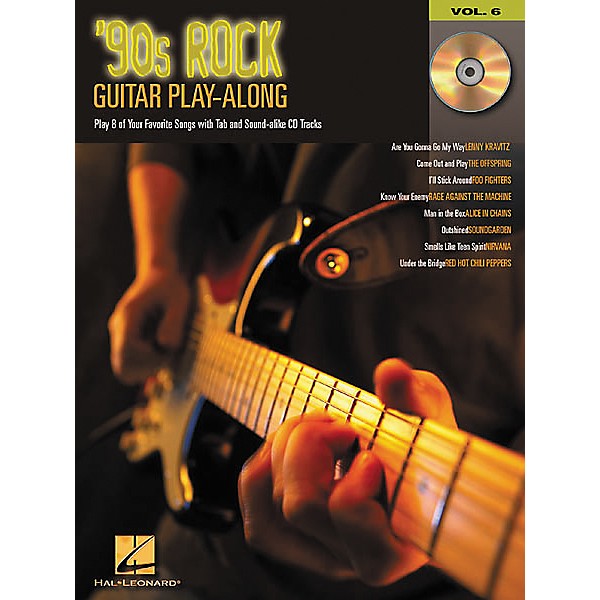 Hal Leonard 90s Rock Guitar Play-Along Series Book with CD