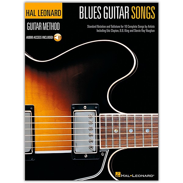 Hal Leonard Blues Guitar Songs Method Suppliment Songbook with Online Audio