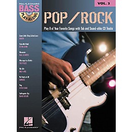 Hal Leonard Pop/Rock Bass Guitar Play-Along Series Book with CD