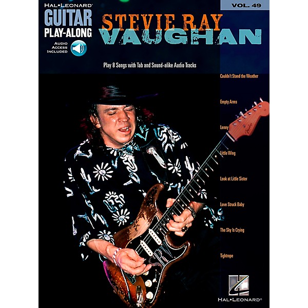 Hal Leonard Stevie Ray Vaughan Guitar Play-Along Series Volume 49 Book with Online Audio