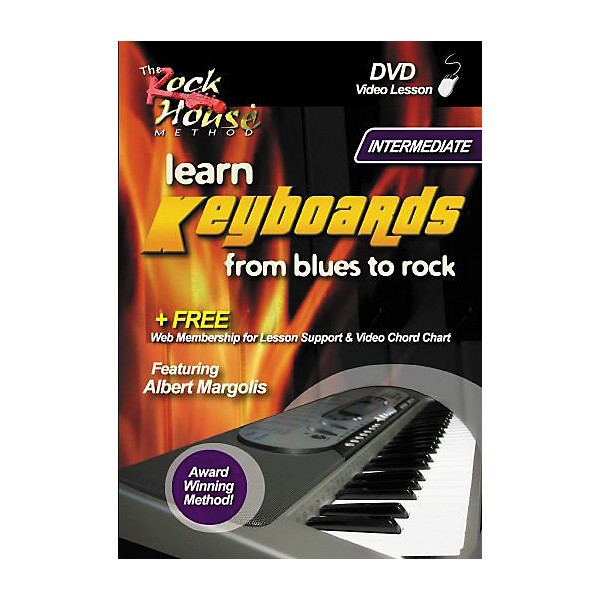 Hal Leonard Learn Keyboards From Blues to Rock Intermediate DVD