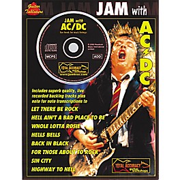 Music Sales Jam with AC/DC Guitar Tab Songbook with CD