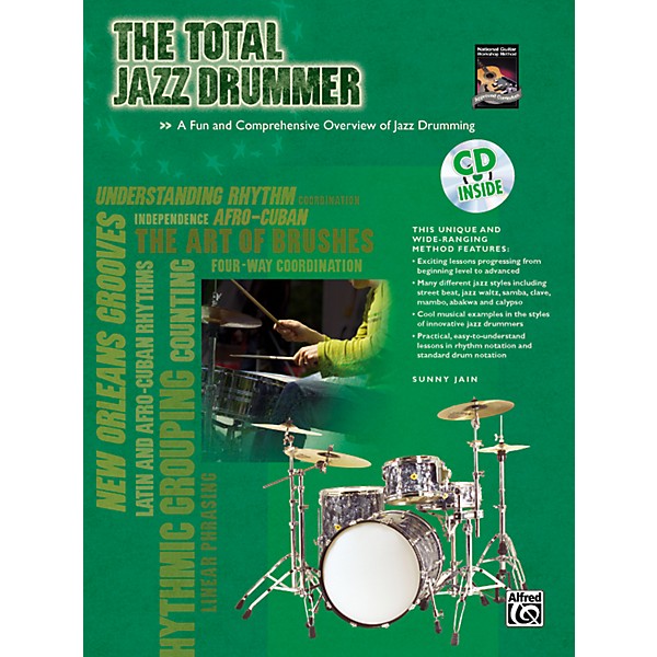 Alfred The Total Jazz Drummer Book and CD