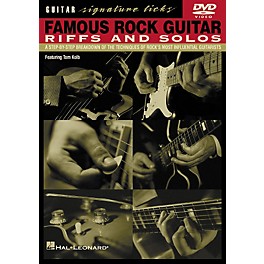 Hal Leonard Famous Rock Guitar Riffs and Solos DVD