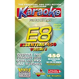 Chartbuster Karaoke Essential 450 Vol. 8 Karaoke CD+G Library