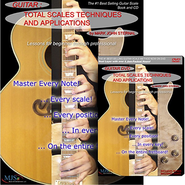 MJS Music Publications Total Scales Techniques And Applications DVD, Book, and CD Set
