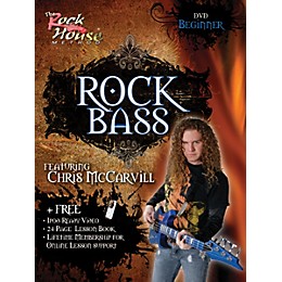 Rock House Learn Rock Bass Beginner, Intermediate, and New Dimensions for Bass (3-DVD Set)